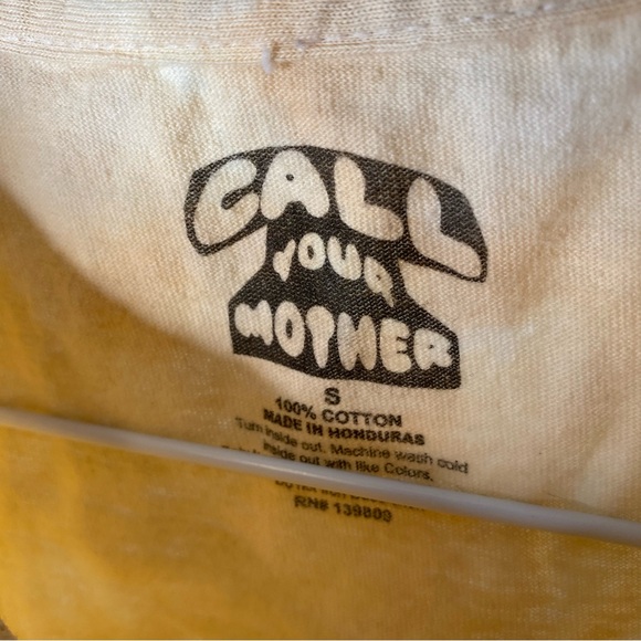 Call Your Mother Neutral Tie Dye Surfer Skeleton Tee - Picture 4 of 5